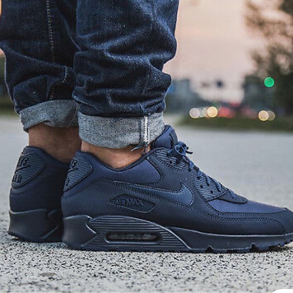 NIKE AIR MAX 90 ESSENTIAL midnight‎ navy/midnight navy 537384-412